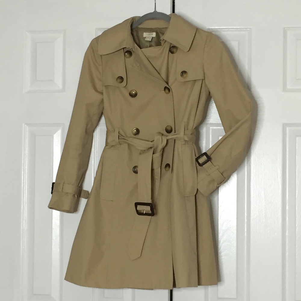 J. CREW Spring Trench Coat